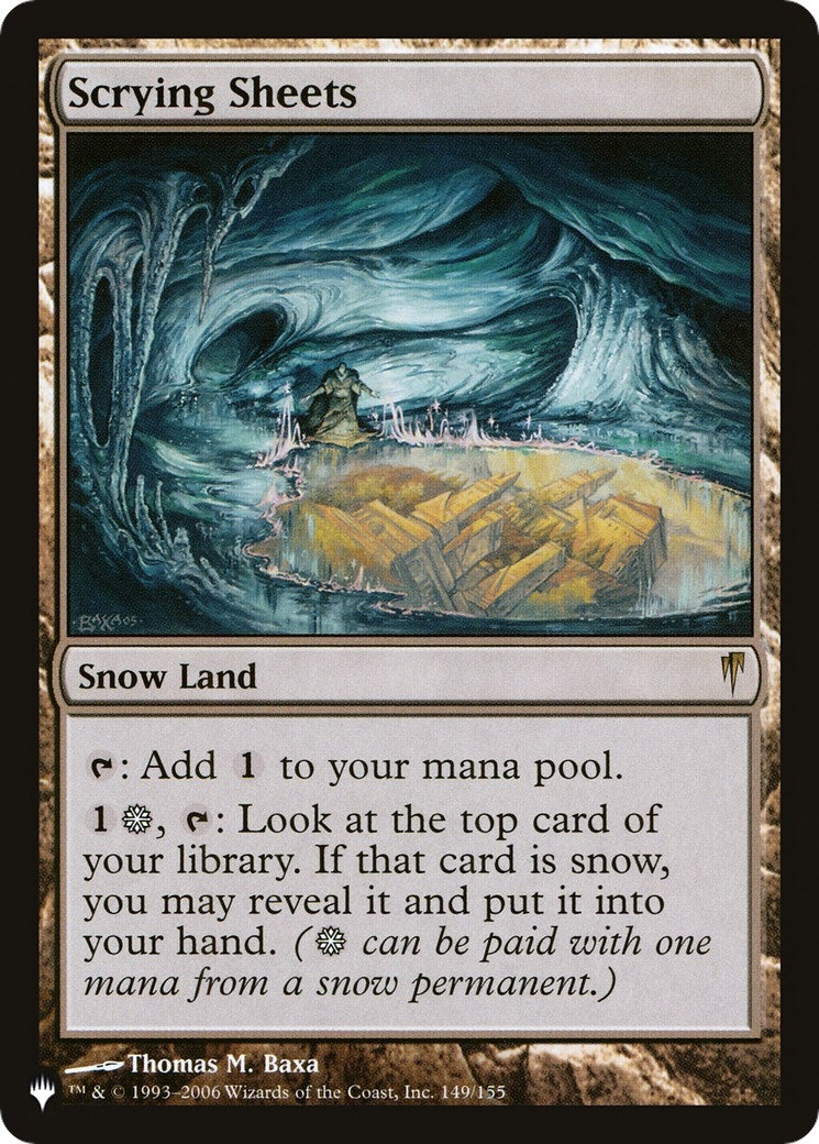 Image for Scrying Sheets (149/155) [The List Reprints] - Magic: The Gathering