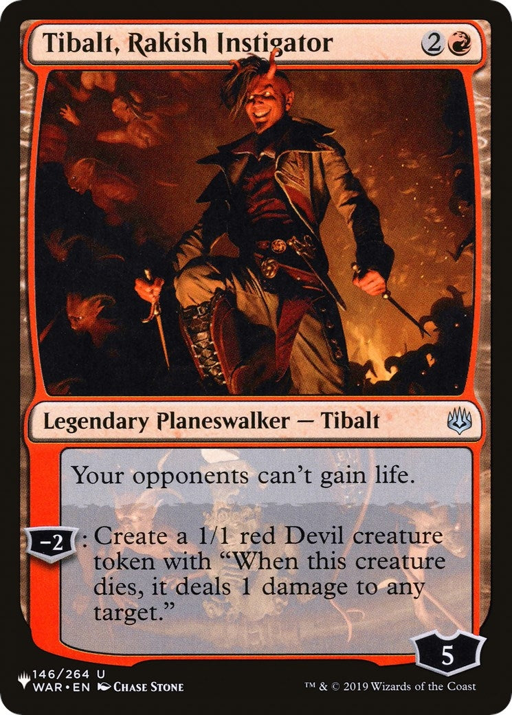 Tibalt, Rakish Instigator (146/264) [The List Reprints]