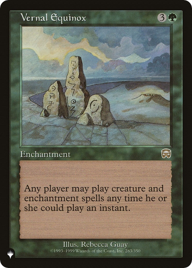 Image for Vernal Equinox (283/350) [The List Reprints] - Magic: The Gathering