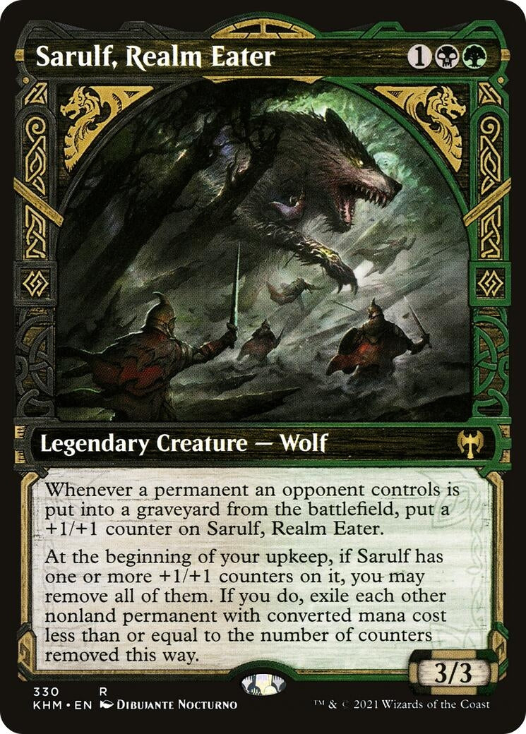 Image for Sarulf, Realm Eater (Showcase) (330) [Kaldheim] - Magic: The Gathering