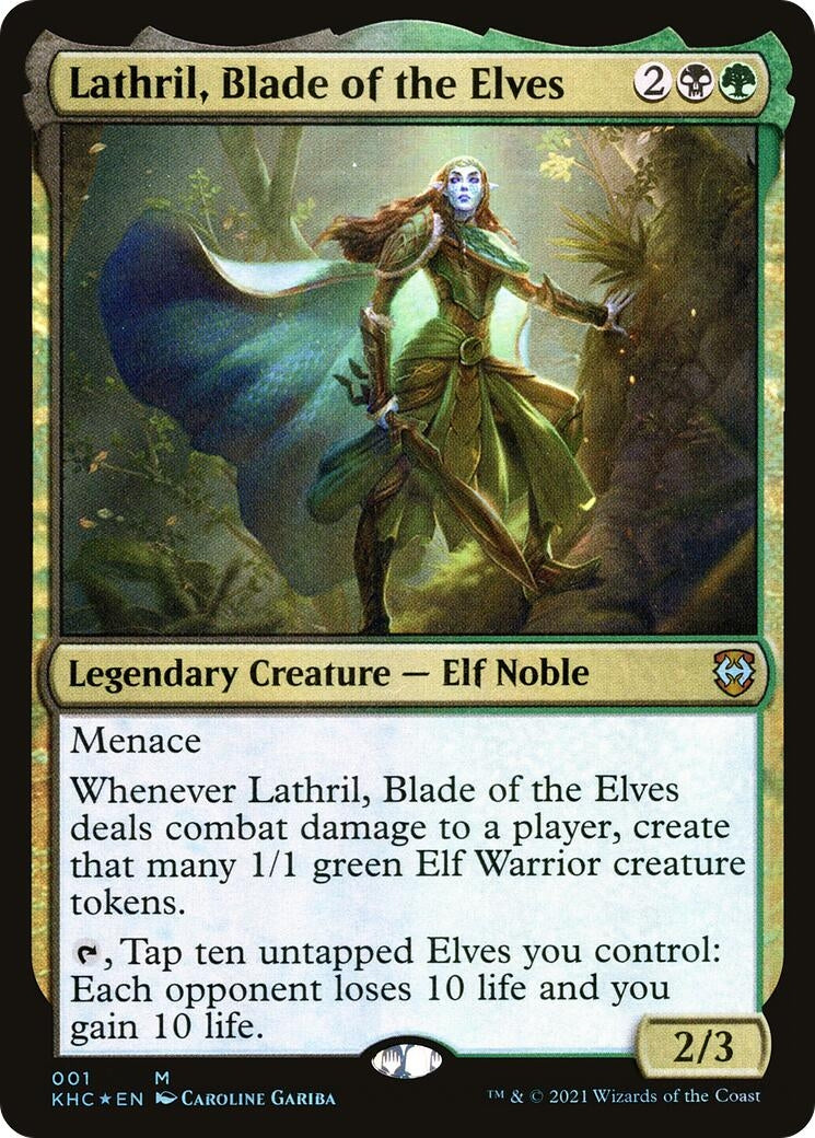 Image for Lathril, Blade of the Elves (1) [Kaldheim] - Magic: The Gathering