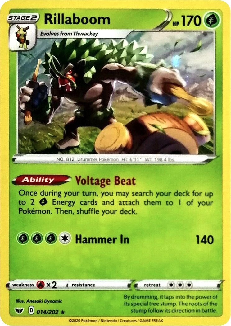 Image for Rillaboom - 014/202 (Cosmos Holo) (014/202) [Miscellaneous Cards & Products] - Pokemon