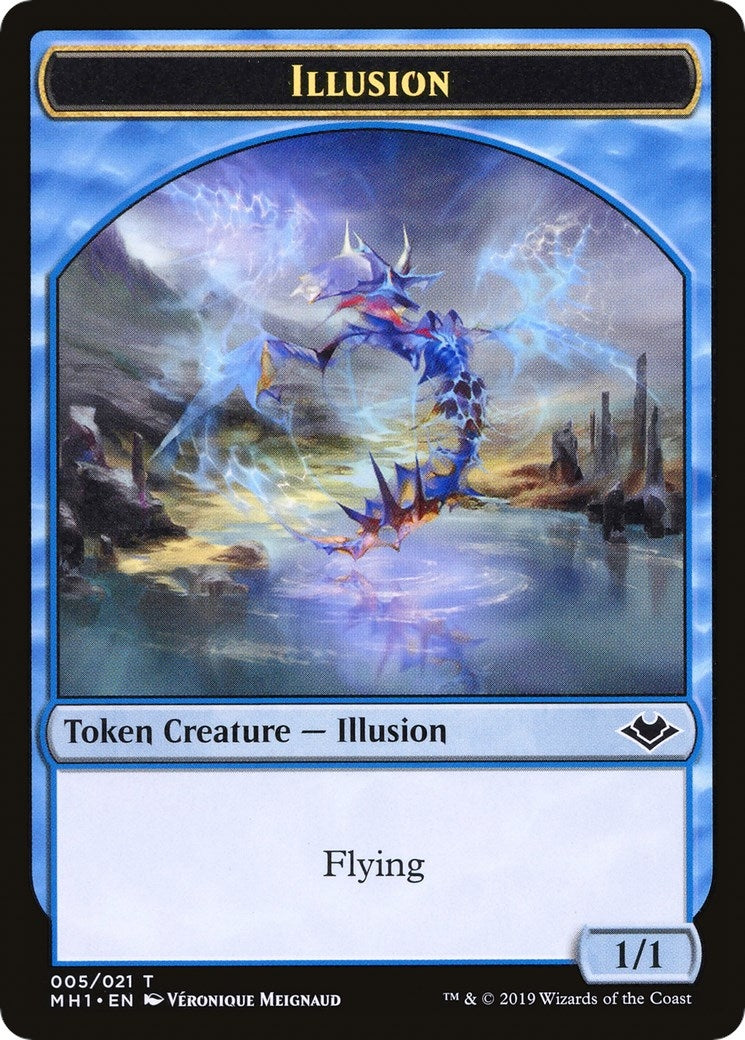 Image for Illusion // Bear Double-Sided Token (5 // 11) [Modern Horizons] - Magic: The Gathering