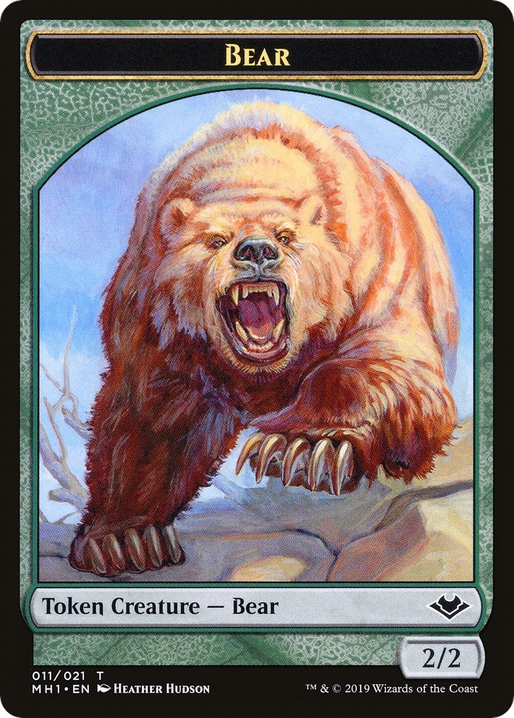 Image for Bear // Spirit Double-Sided Token (11 // 16) [Modern Horizons] - Magic: The Gathering