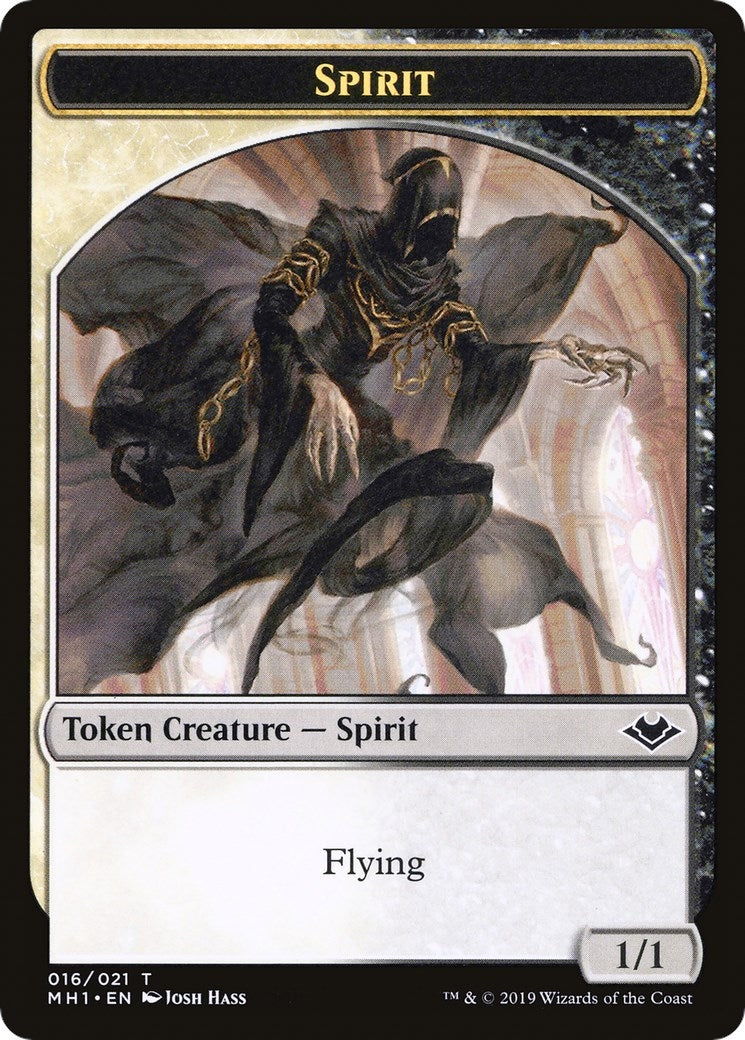 Image for Spirit // Golem Double-Sided Token (16 // 18) [Modern Horizons] - Magic: The Gathering