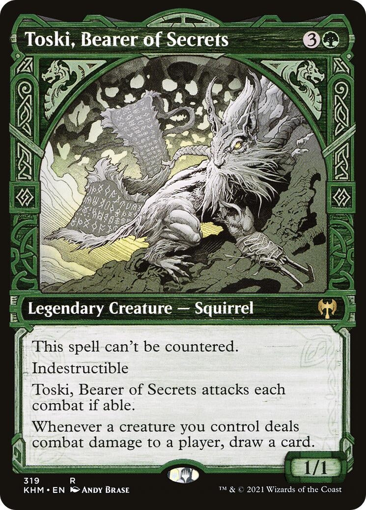 Image for Toski, Bearer of Secrets (Showcase) (319) [Kaldheim] - Magic: The Gathering