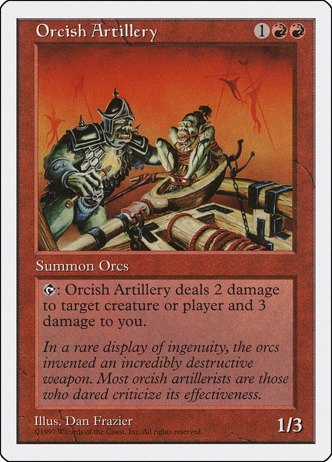 Image for Orcish Artillery [Fifth Edition] - Magic: The Gathering