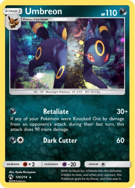 Image for Umbreon - 120/214 (Cosmos Holo) (120/214) [Blister Exclusives] - Pokemon