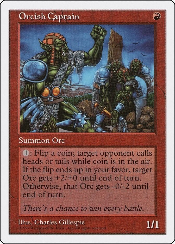 Image for Orcish Captain [Fifth Edition] - Magic: The Gathering