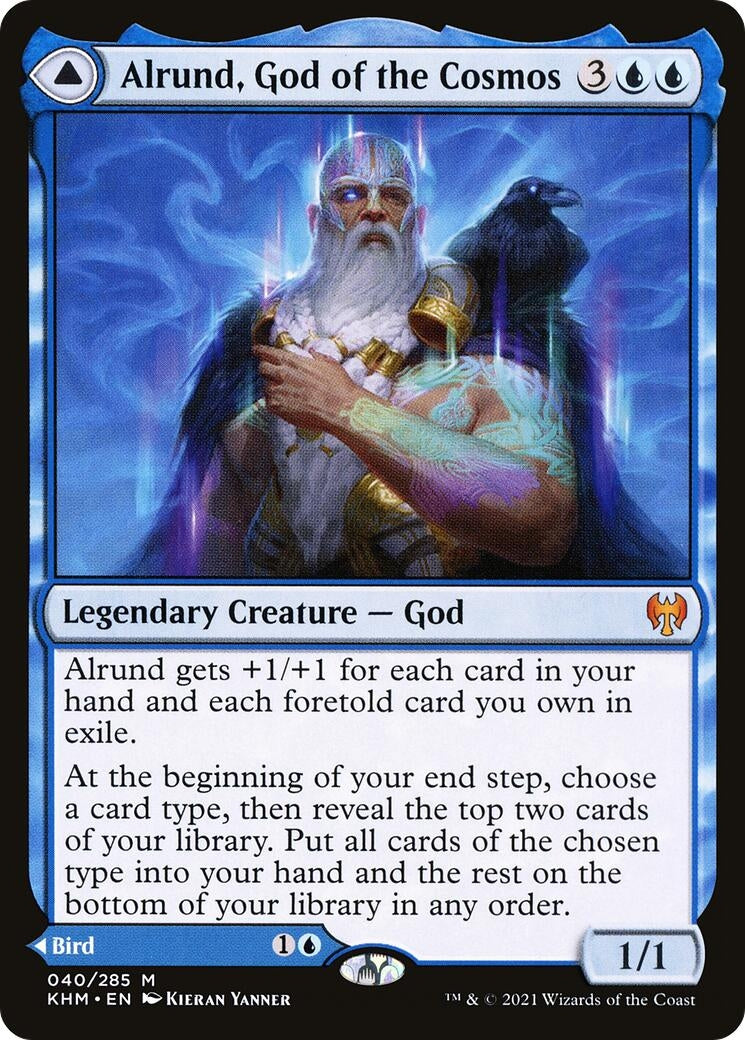 Image for Alrund, God of the Cosmos (40) [Kaldheim] - Magic: The Gathering