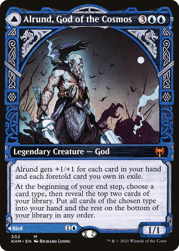 Image for Alrund, God of the Cosmos (Showcase) (302) [Kaldheim] - Magic: The Gathering