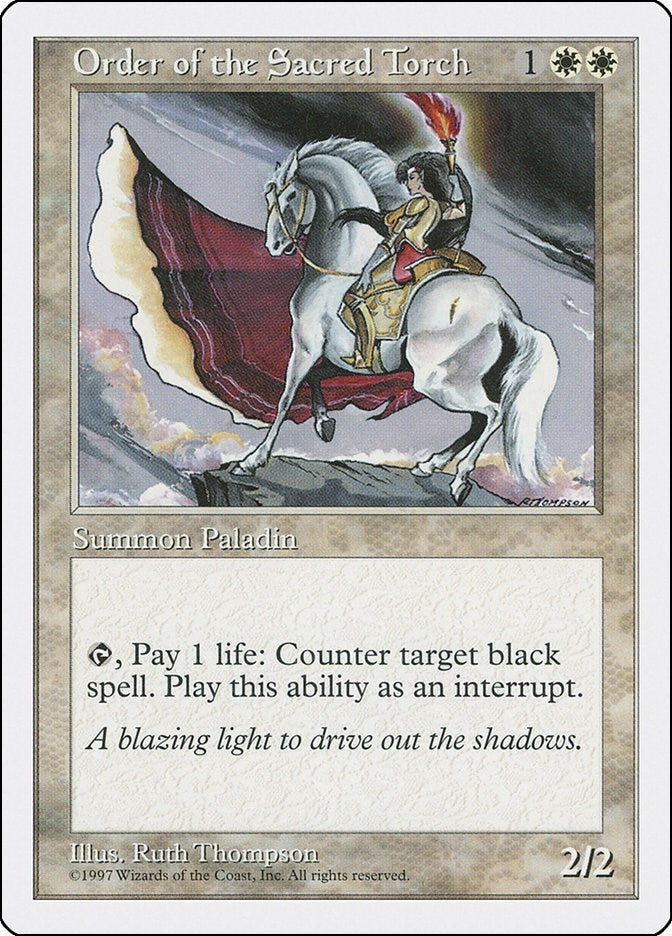 Image for Order of the Sacred Torch [Fifth Edition] - Magic: The Gathering