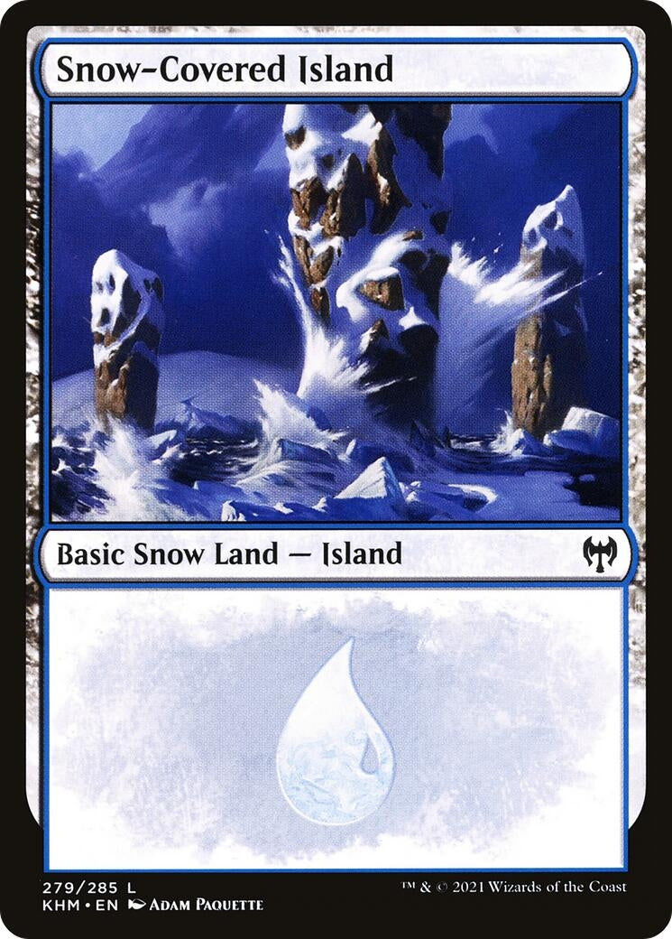 Image for Snow-Covered Island (279) (279) [Kaldheim] - Magic: The Gathering