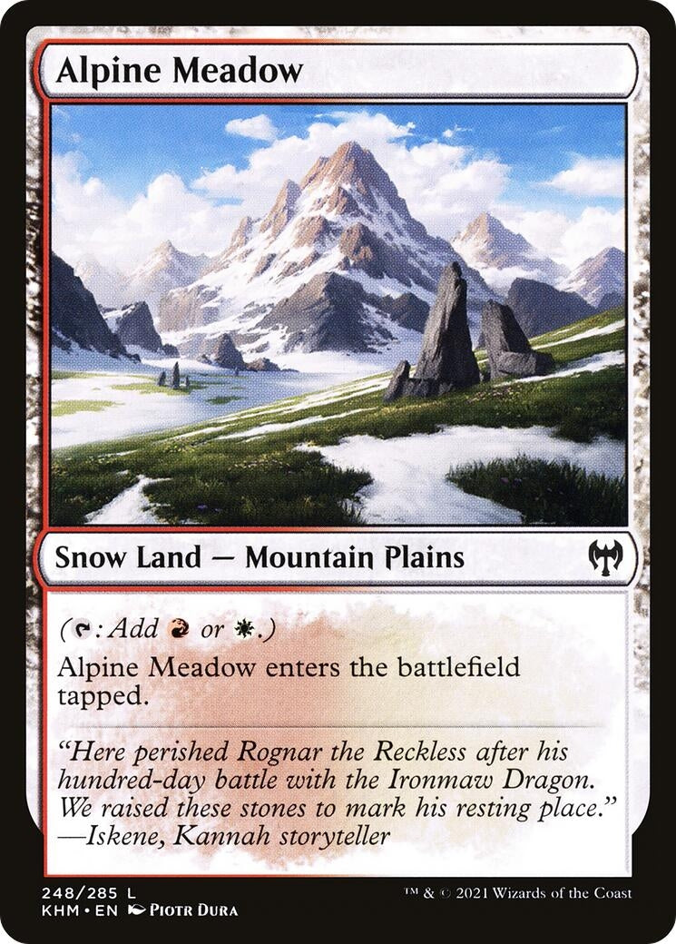 Image for Alpine Meadow (248) [Kaldheim] - Magic: The Gathering