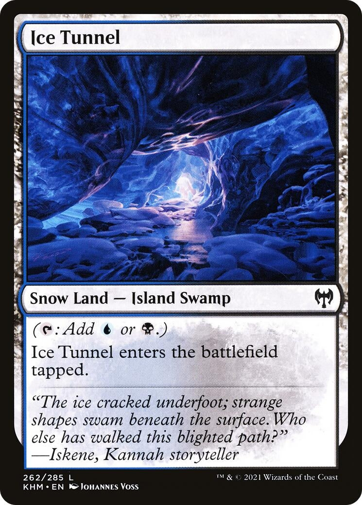 Image for Ice Tunnel (262) [Kaldheim] - Magic: The Gathering