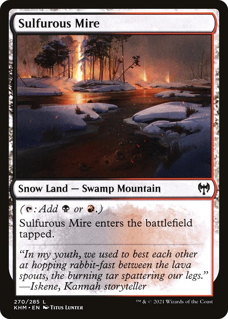 Image for Sulfurous Mire (270) [Kaldheim] - Magic: The Gathering