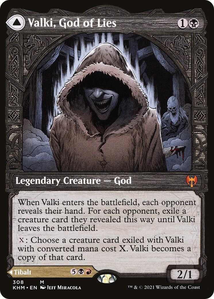 Image for Valki, God of Lies (Showcase) (308) [Kaldheim] - Magic: The Gathering