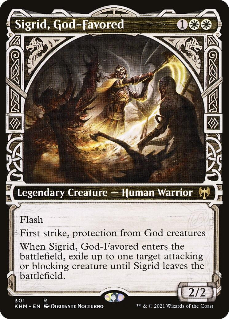 Image for Sigrid, God-Favored (Showcase) (301) [Kaldheim] - Magic: The Gathering