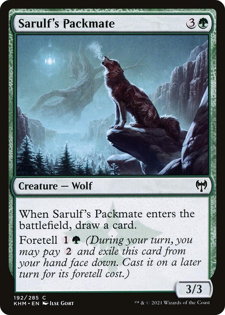 Image for Sarulf's Packmate (192) [Kaldheim] - Magic: The Gathering