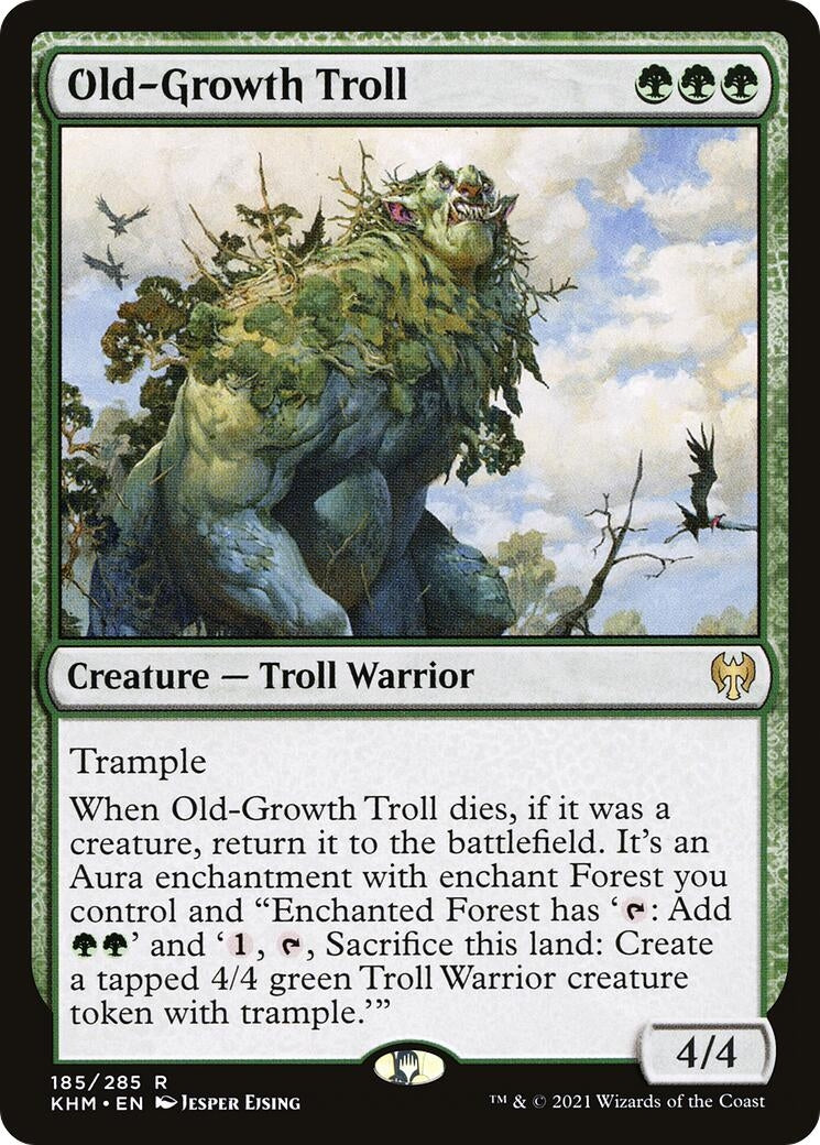 Image for Old-Growth Troll (185) [Kaldheim] - Magic: The Gathering