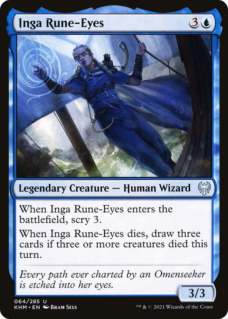 Image for Inga Rune-Eyes (64) [Kaldheim] - Magic: The Gathering