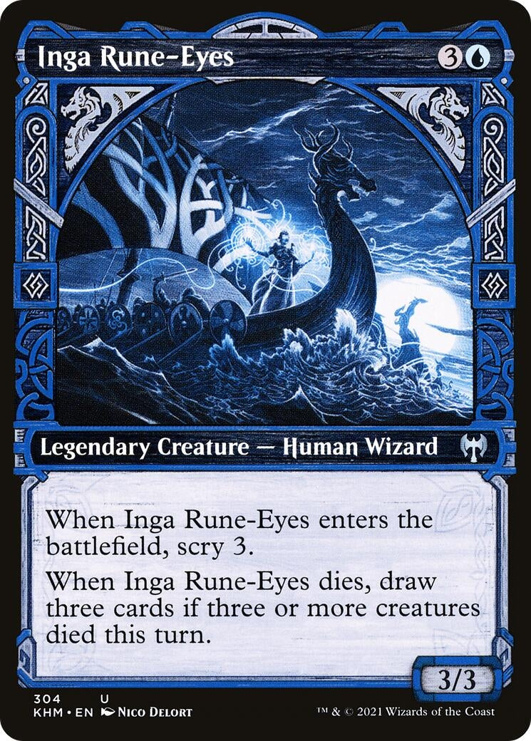 Image for Inga Rune-Eyes (Showcase) (304) [Kaldheim] - Magic: The Gathering