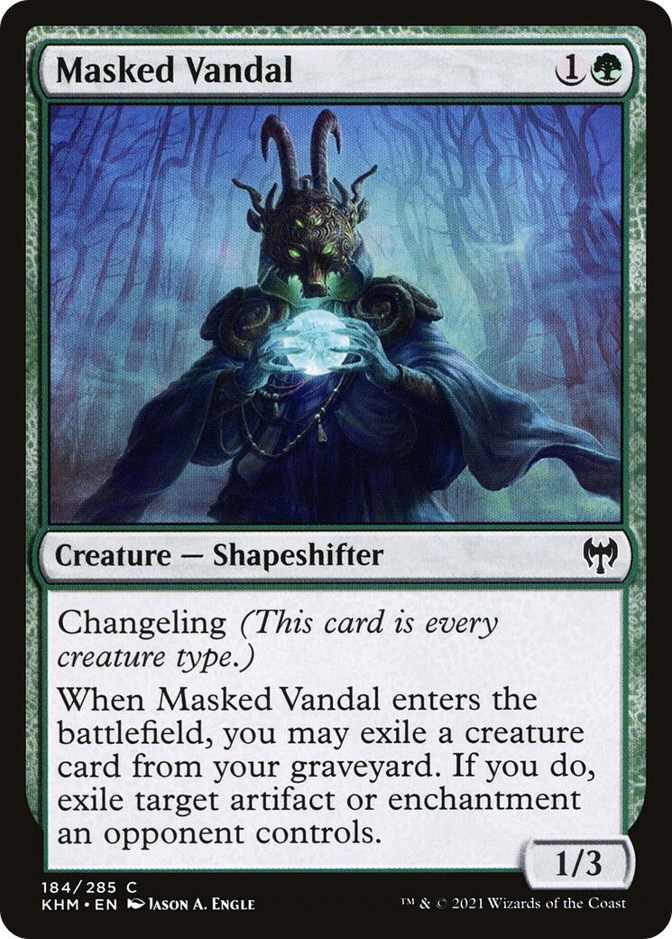 Image for Masked Vandal (184) [Kaldheim] - Magic: The Gathering