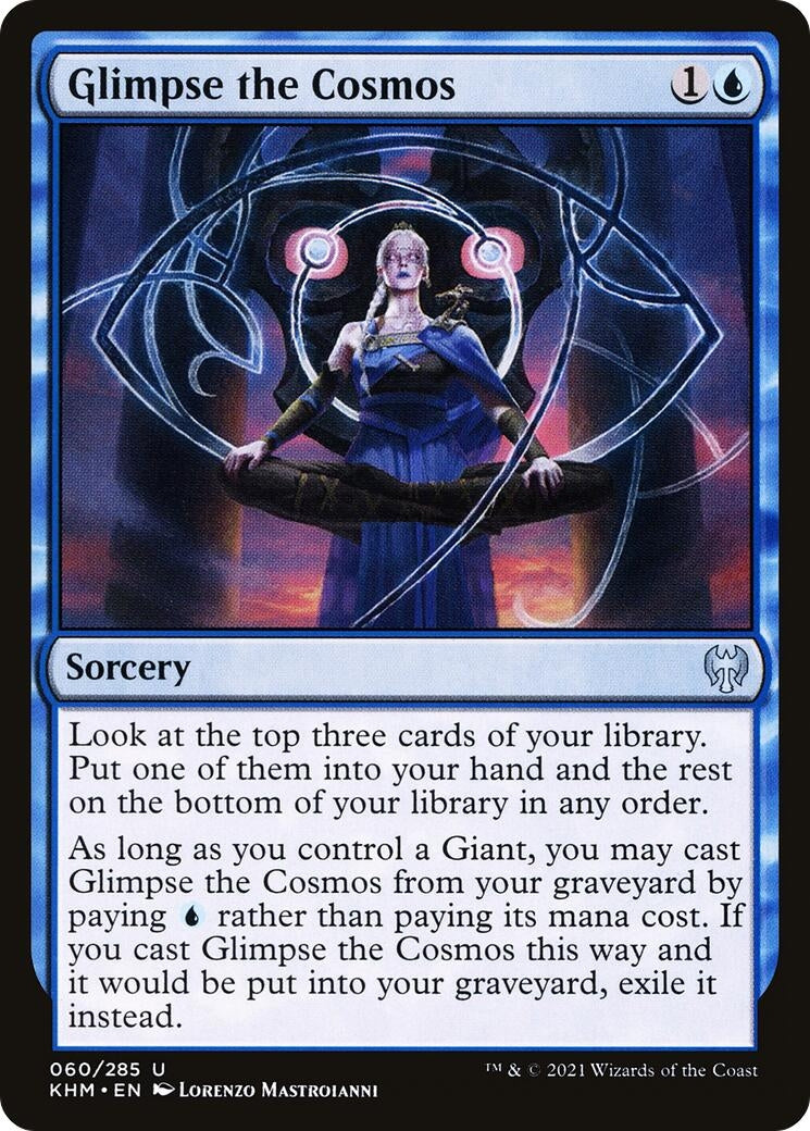 Image for Glimpse the Cosmos (60) [Kaldheim] - Magic: The Gathering