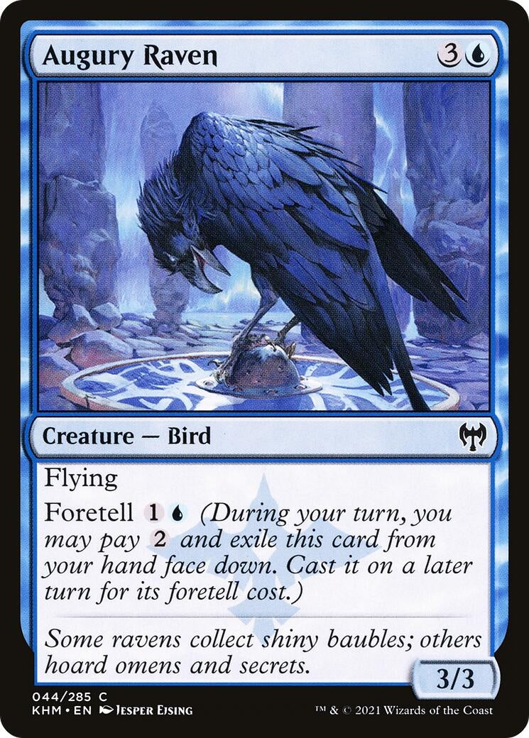 Image for Augury Raven (44) [Kaldheim] - Magic: The Gathering