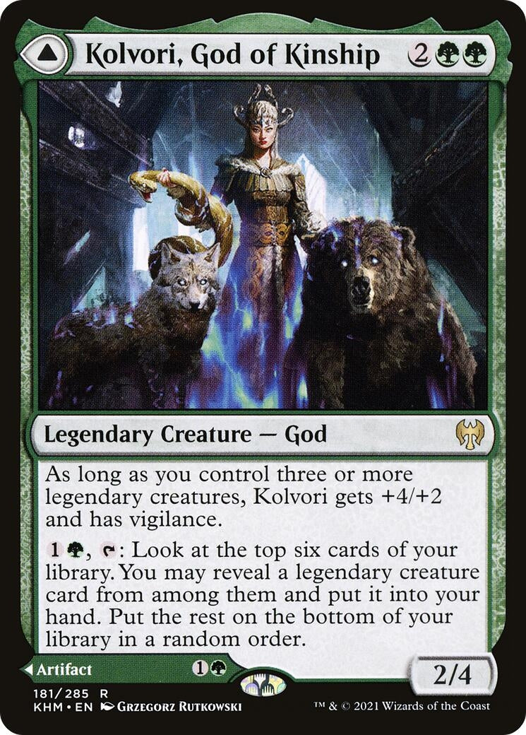 Image for Kolvori, God of Kinship (181) [Kaldheim] - Magic: The Gathering