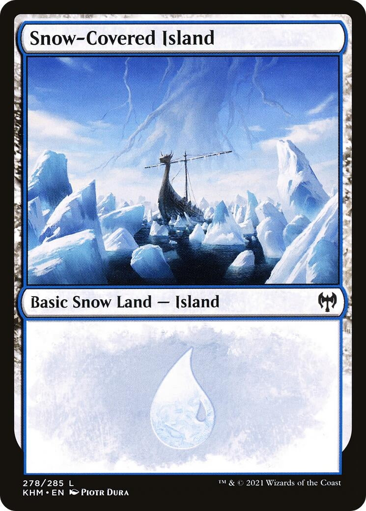 Image for Snow-Covered Island (278) (278) [Kaldheim] - Magic: The Gathering