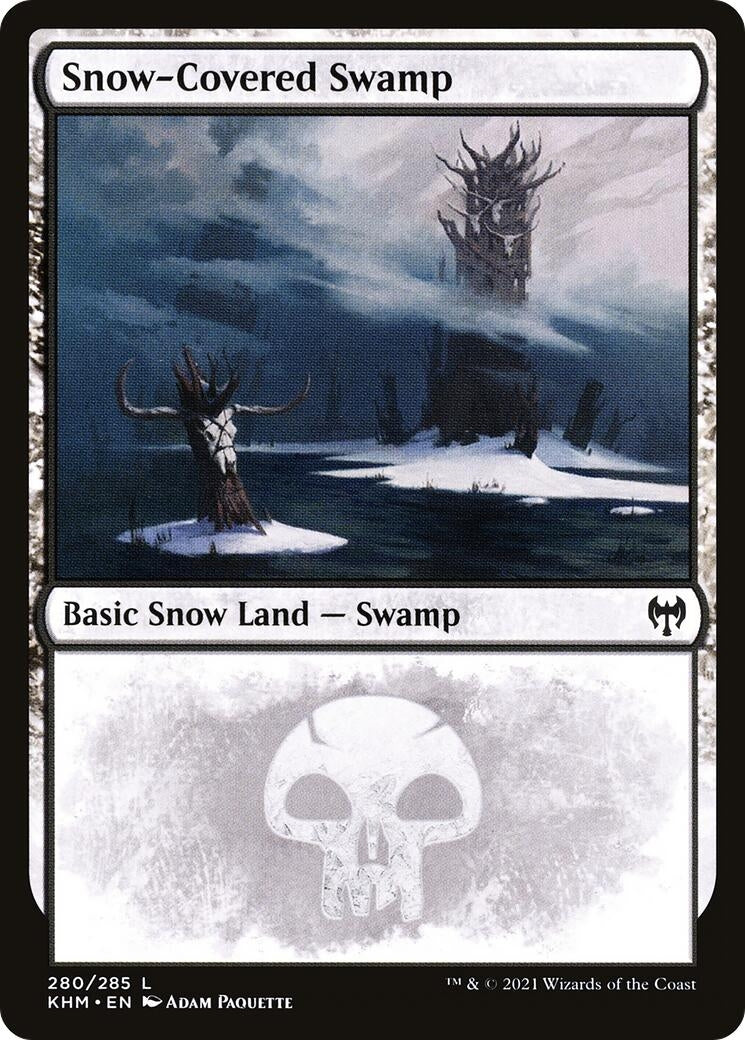 Image for Snow-Covered Swamp (280) (280) [Kaldheim] - Magic: The Gathering