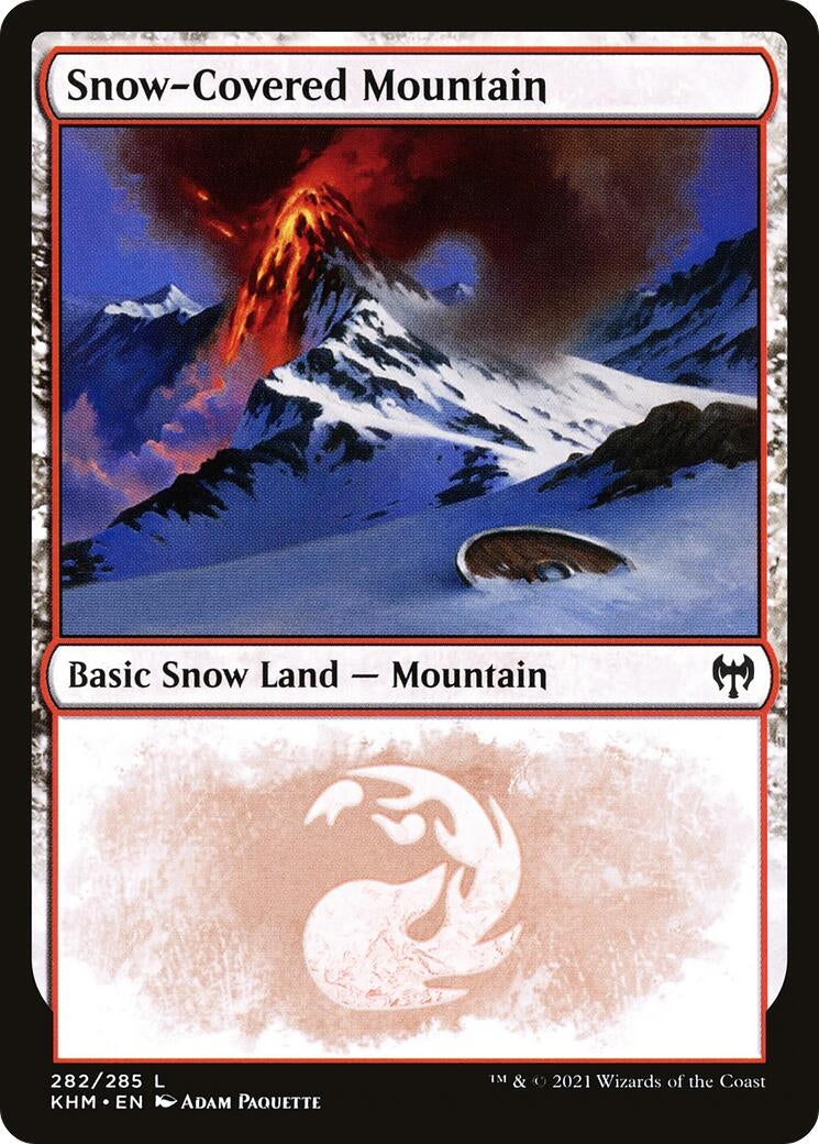 Image for Snow-Covered Mountain (282) (282) [Kaldheim] - Magic: The Gathering