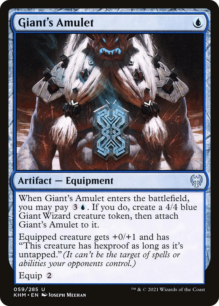 Image for Giant's Amulet (59) [Kaldheim] - Magic: The Gathering