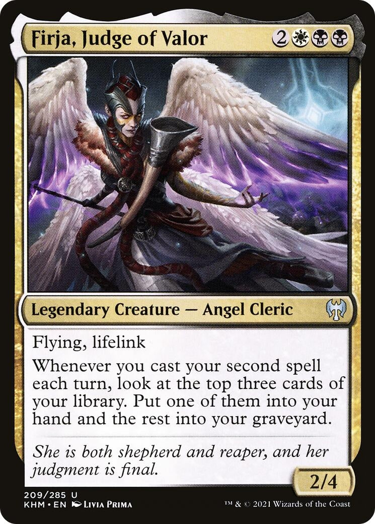 Image for Firja, Judge of Valor (209) [Kaldheim] - Magic: The Gathering