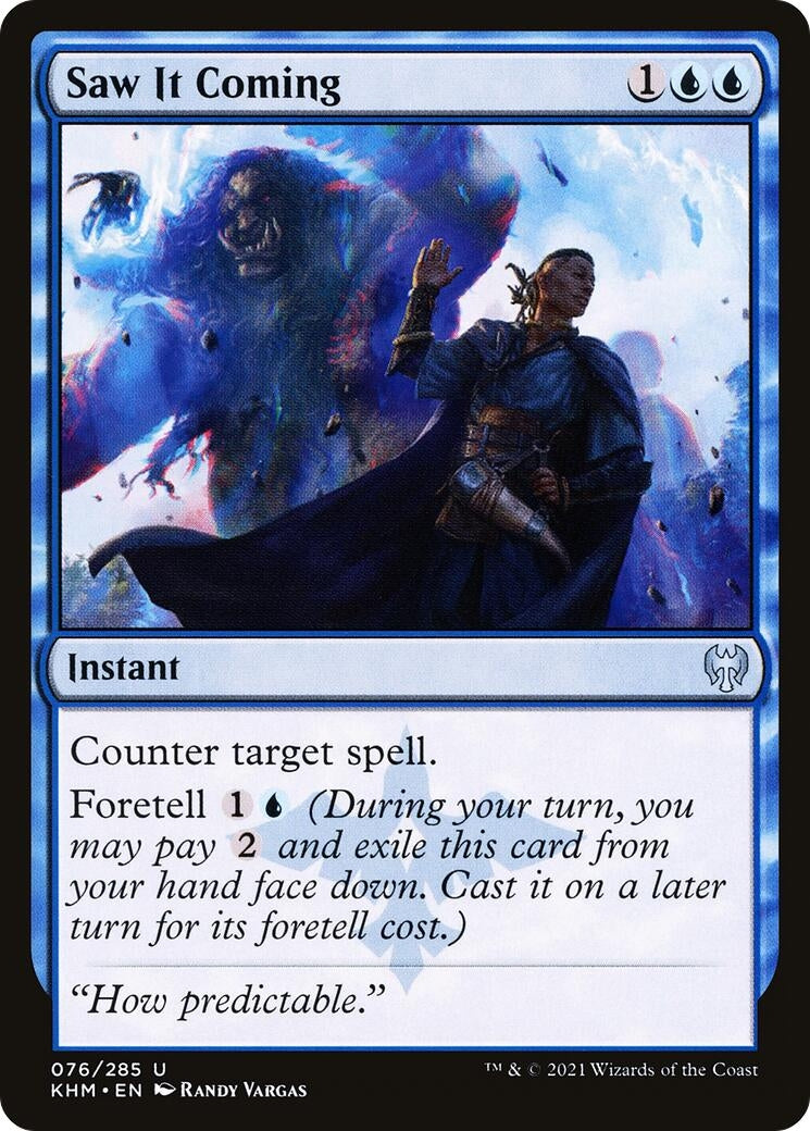 Image for Saw It Coming (76) [Kaldheim] - Magic: The Gathering