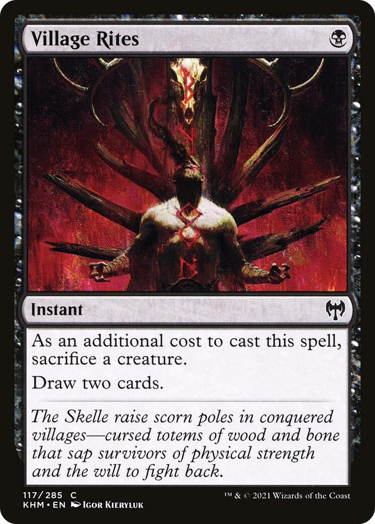 Image for Village Rites (117) [Kaldheim] - Magic: The Gathering