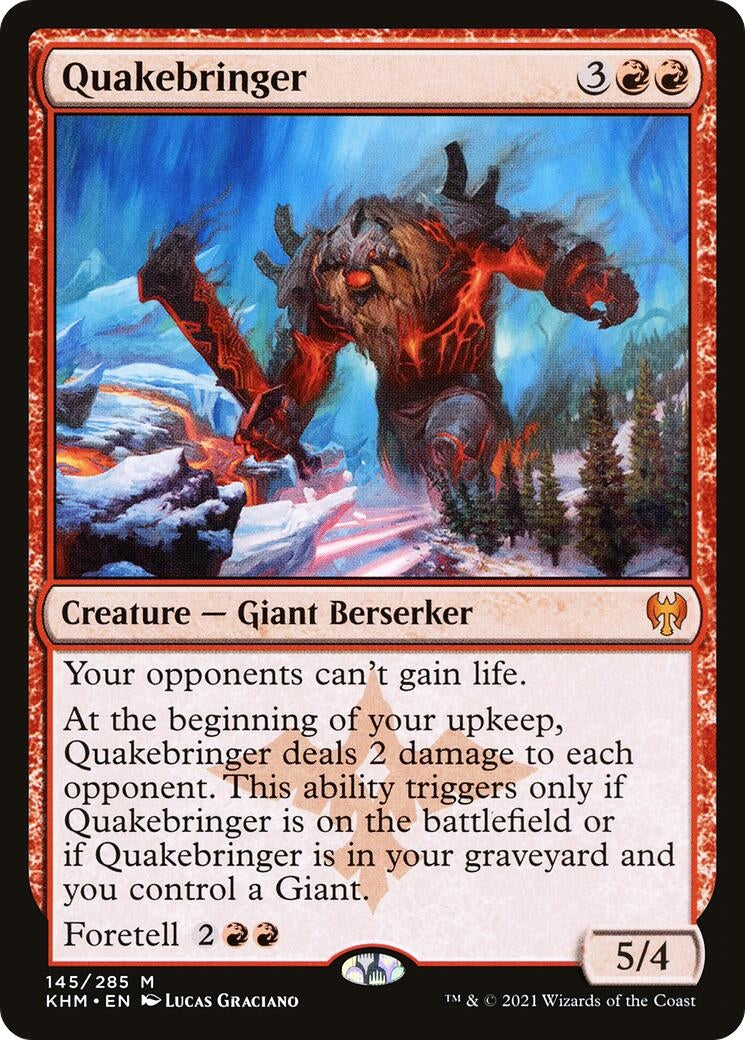 Image for Quakebringer (145) [Kaldheim] - Magic: The Gathering