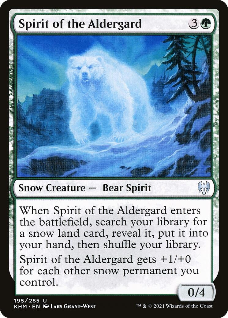 Image for Spirit of the Aldergard (195) [Kaldheim] - Magic: The Gathering