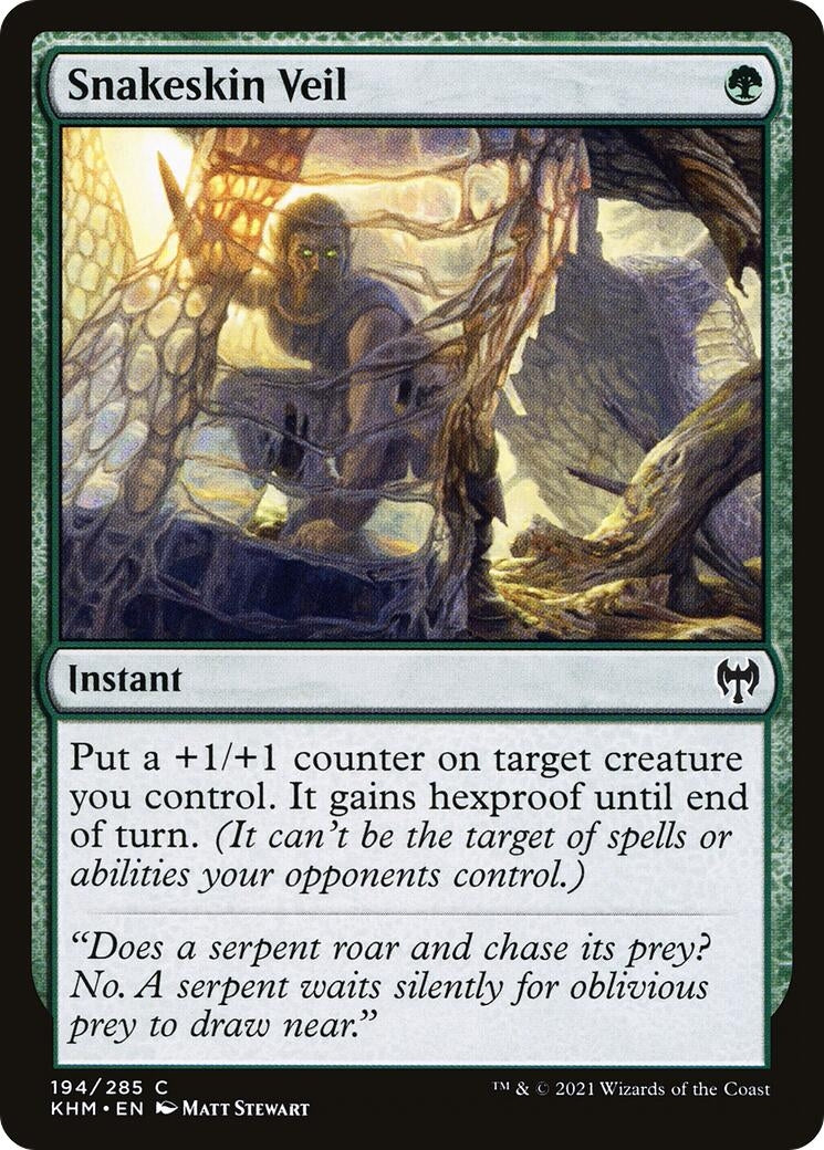 Image for Snakeskin Veil (194) [Kaldheim] - Magic: The Gathering
