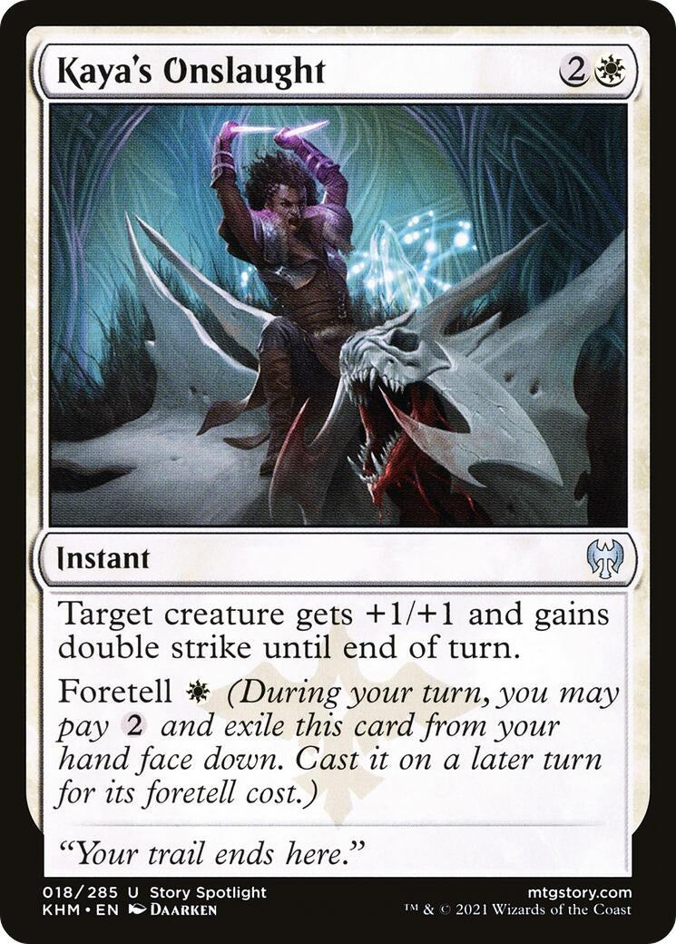 Image for Kaya's Onslaught (18) [Kaldheim] - Magic: The Gathering