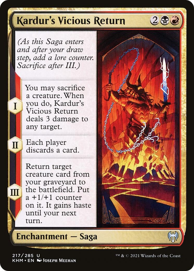 Image for Kardur's Vicious Return (217) [Kaldheim] - Magic: The Gathering
