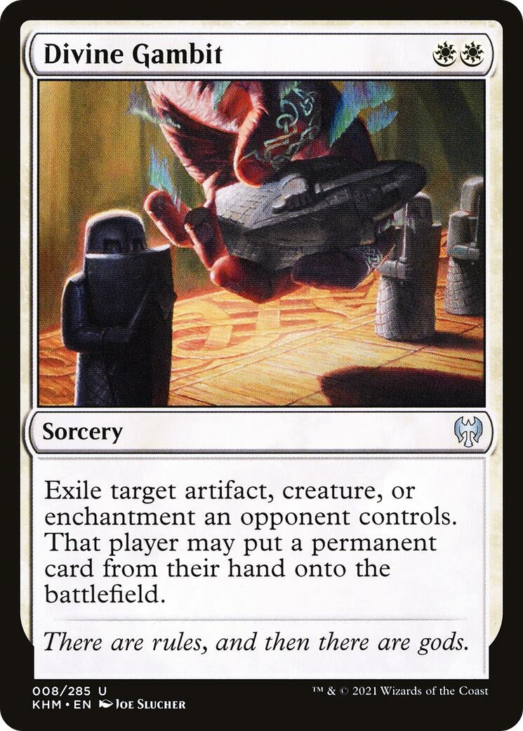 Image for Divine Gambit (8) [Kaldheim] - Magic: The Gathering