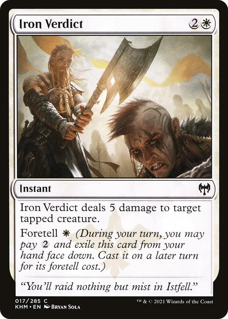 Image for Iron Verdict (17) [Kaldheim] - Magic: The Gathering