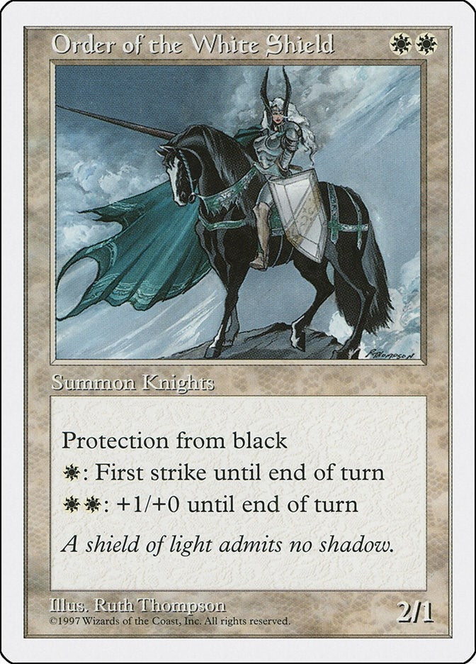 Image for Order of the White Shield [Fifth Edition] - Magic: The Gathering