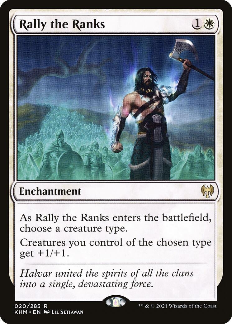 Image for Rally the Ranks (20) [Kaldheim] - Magic: The Gathering