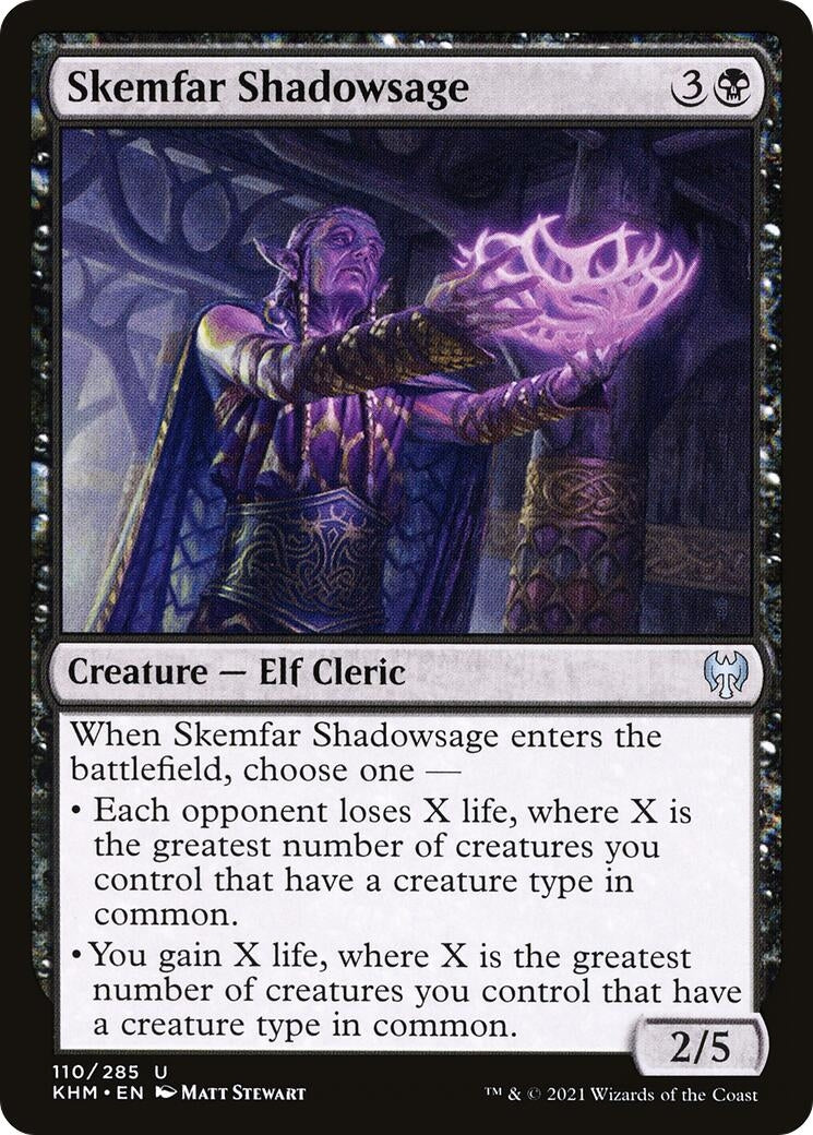 Image for Skemfar Shadowsage (110) [Kaldheim] - Magic: The Gathering