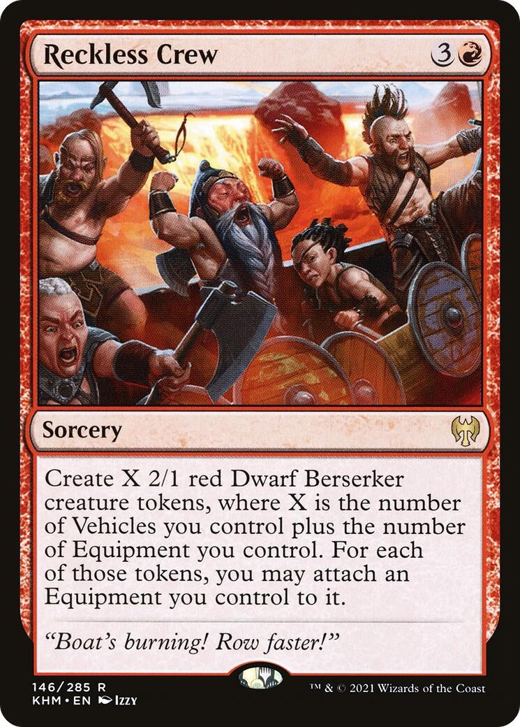 Image for Reckless Crew (146) [Kaldheim] - Magic: The Gathering
