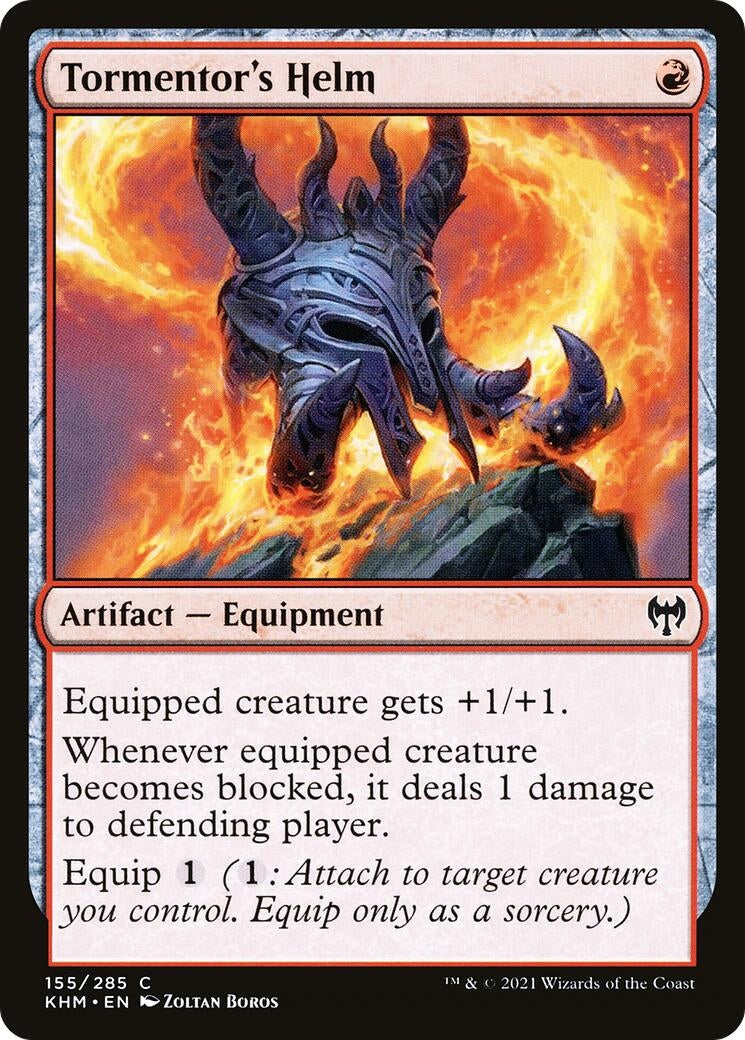 Image for Tormentor's Helm (155) [Kaldheim] - Magic: The Gathering