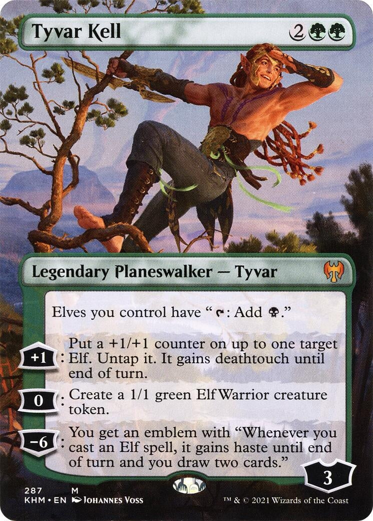 Image for Tyvar Kell (Borderless) (287) [Kaldheim] - Magic: The Gathering